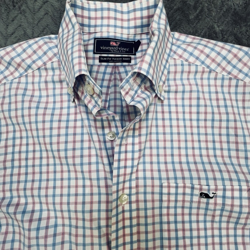 Vineyard‎ Vines Slim Fit Tucker Long sleeve Shirt Sz Small